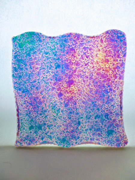 Fused glass panel - 2019